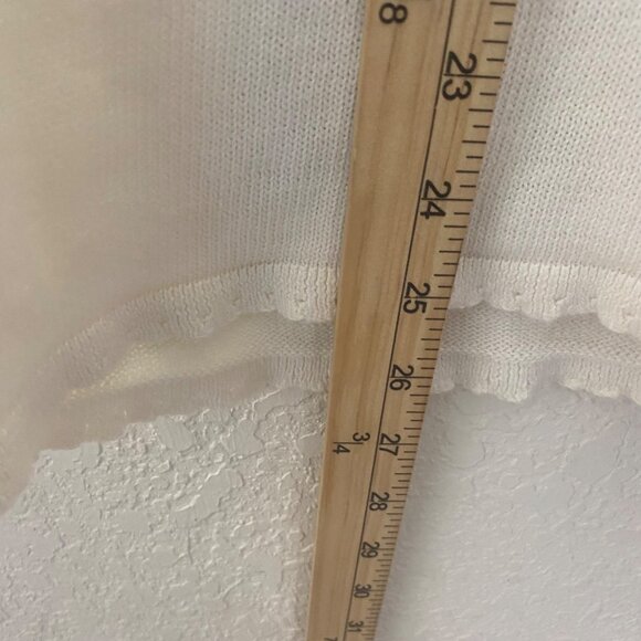 Alfred Dunner Cardigan Sweater Womens Size L Floral Embroidered Butto Up Cottage - Picture 6 of 8